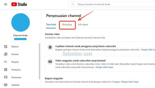 Ukuran Banner YouTube Lengkap Dengan Cara Memasangnya